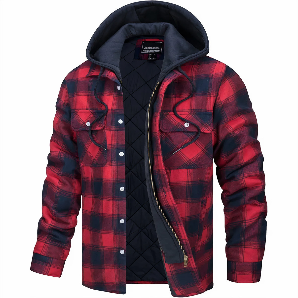 Leo | Checked Zip Jacket