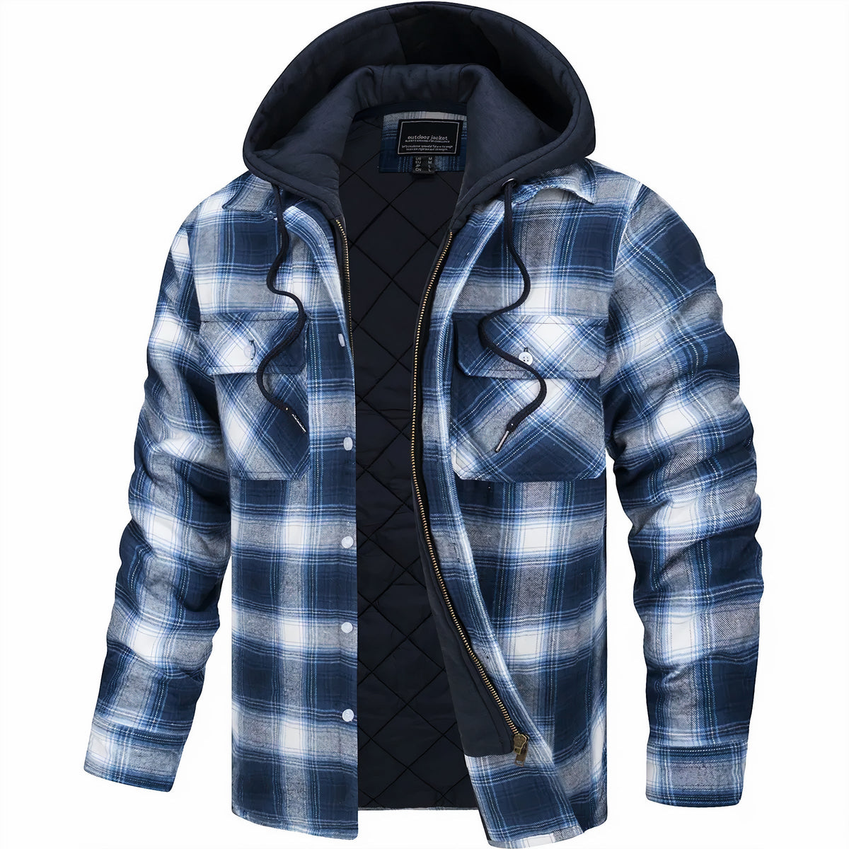 Leo | Checked Zip Jacket