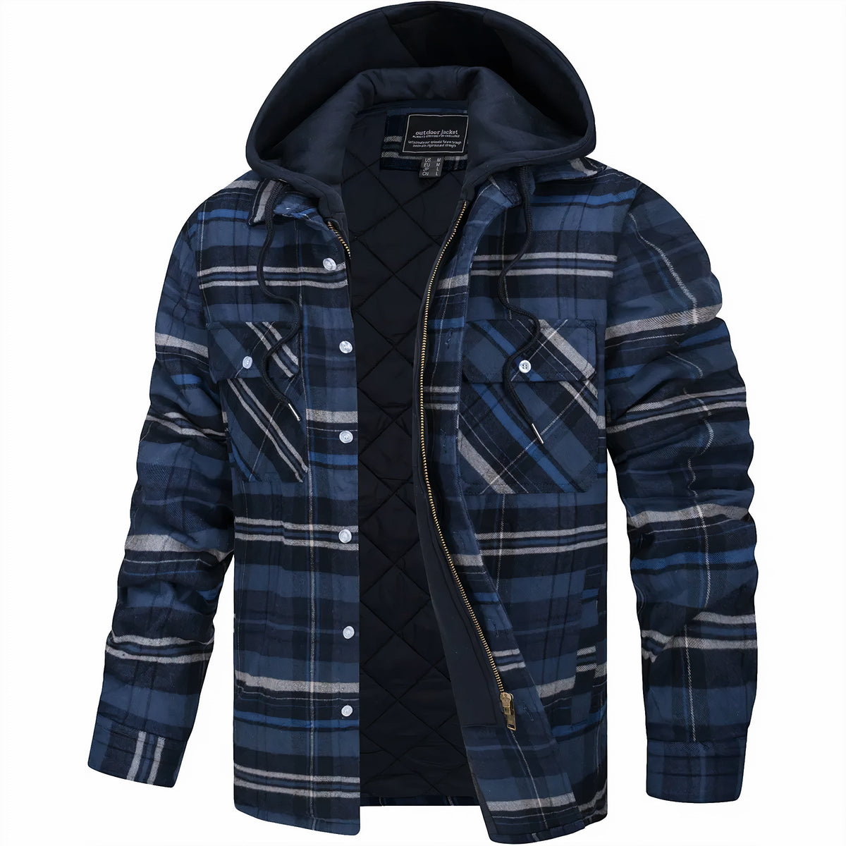 Leo | Checked Zip Jacket