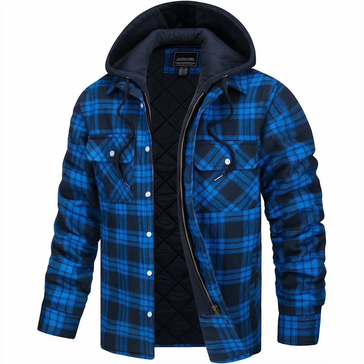 Leo | Checked Zip Jacket
