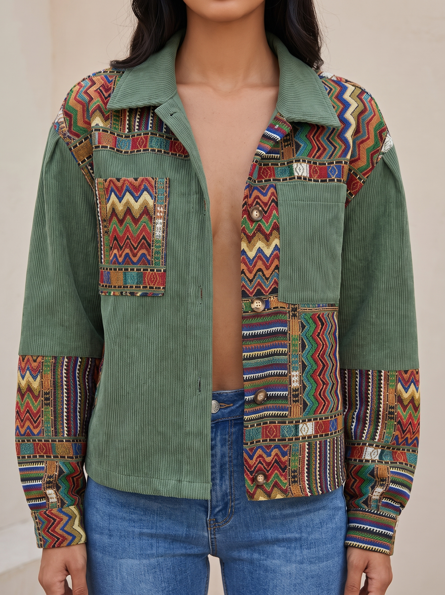 Orlaith | Patchwork Corduroy Jacket