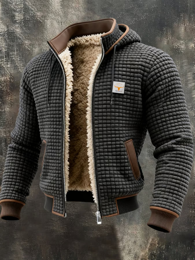 Arthur | Retro Hooded Zip Jacket