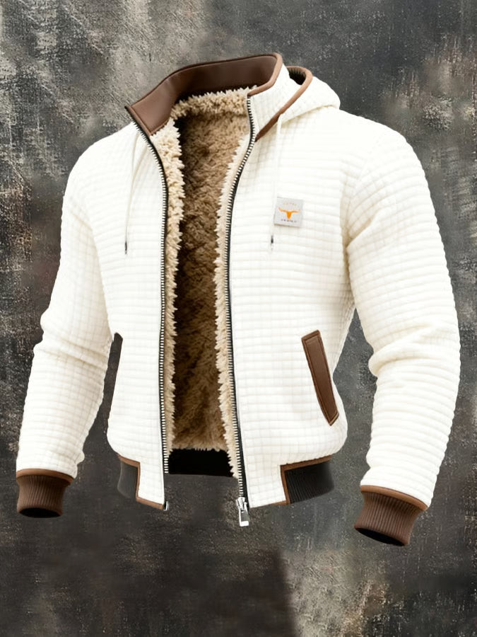 Arthur | Retro Hooded Zip Jacket