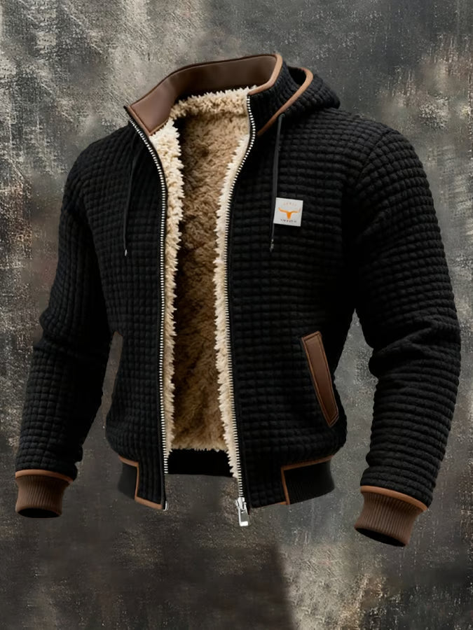 Arthur | Retro Hooded Zip Jacket