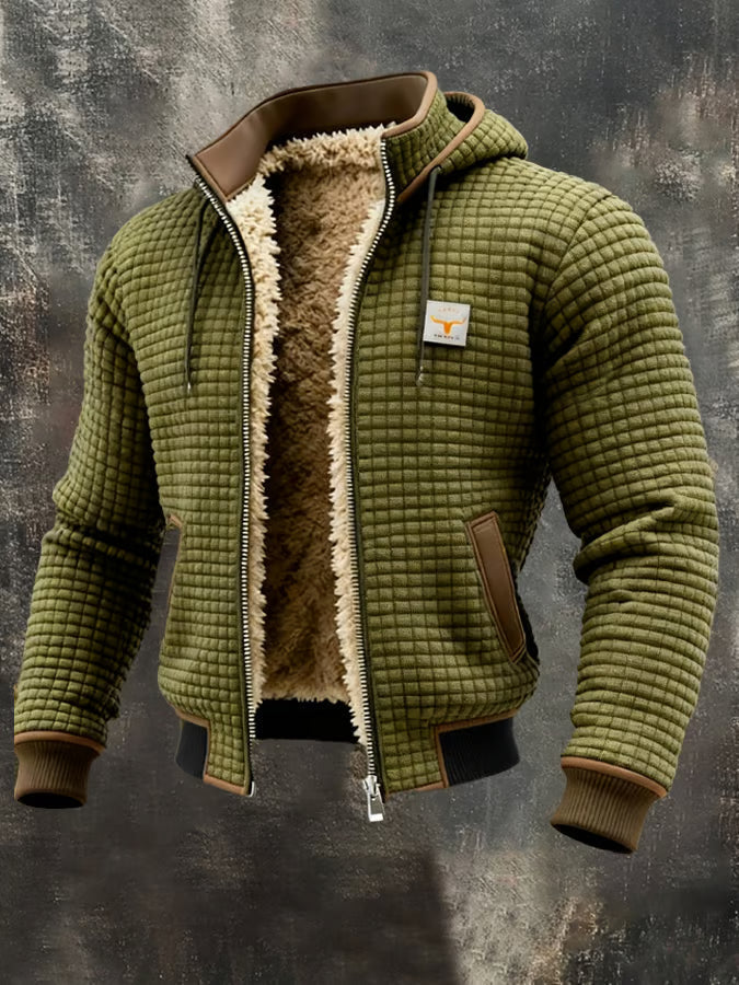 Arthur | Retro Hooded Zip Jacket