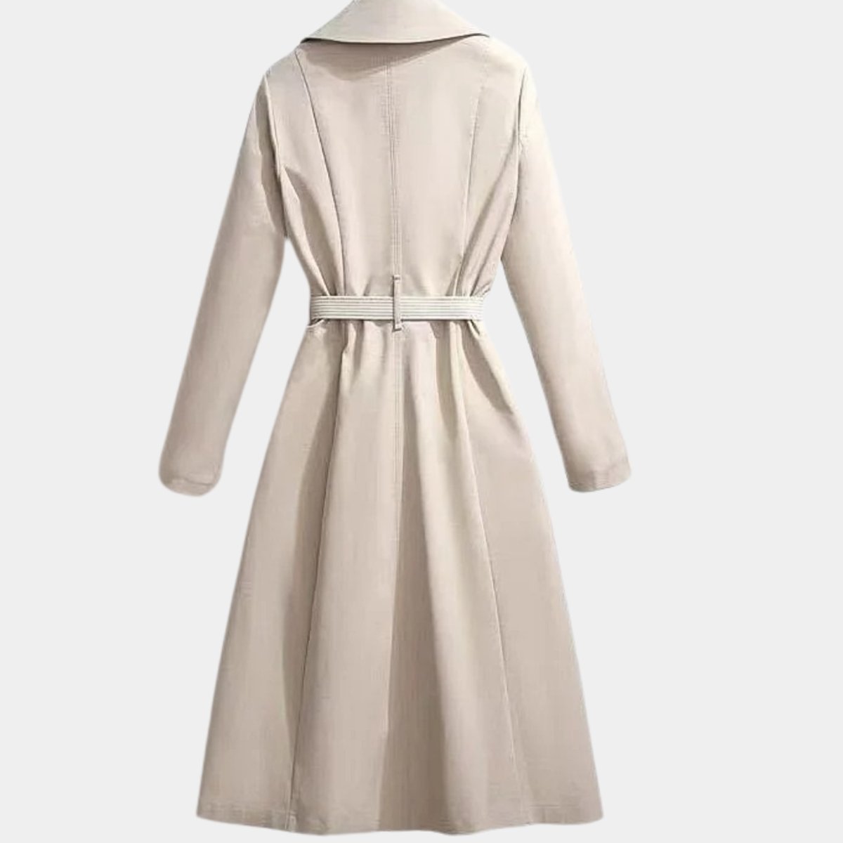 Camille | Belted Classic Midi Trench Coat