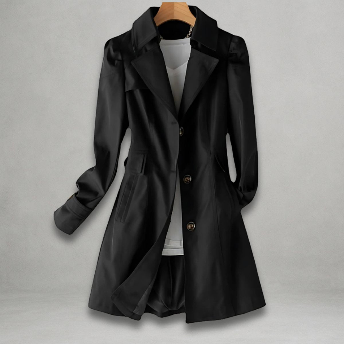 Isabelle | Tailored Single Breasted Trench Coat
