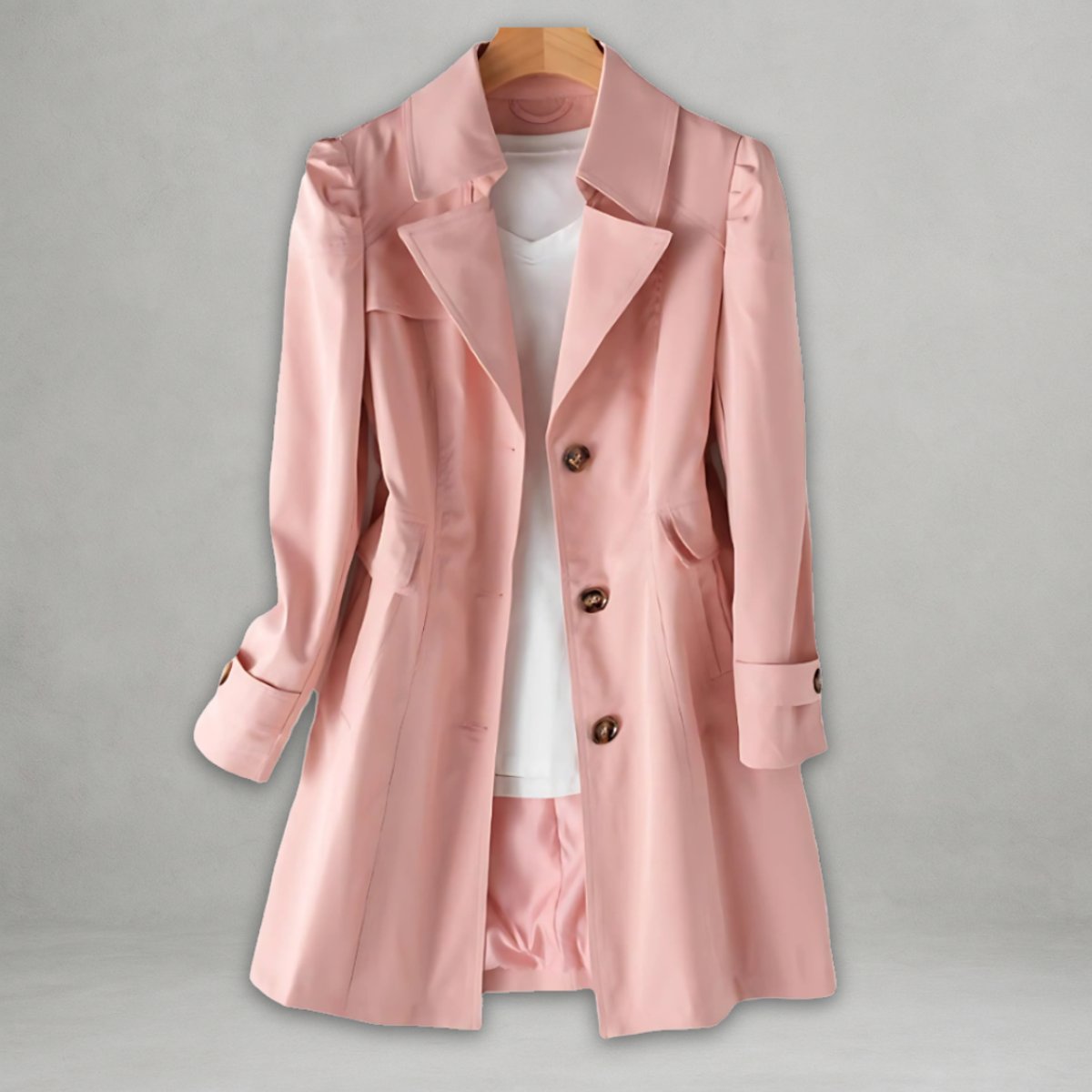 Isabelle | Tailored Single Breasted Trench Coat