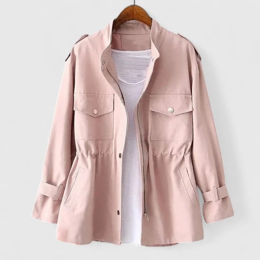 Delphine | Drawstring Waist Utility Jacket