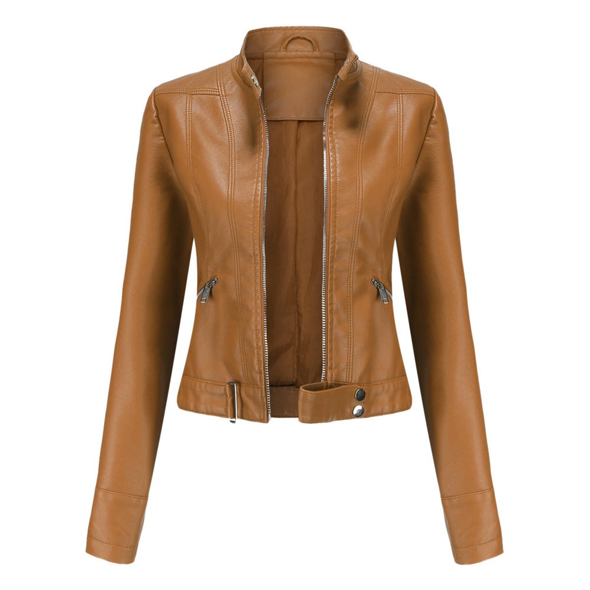Sasha | Cropped Moto Jacket