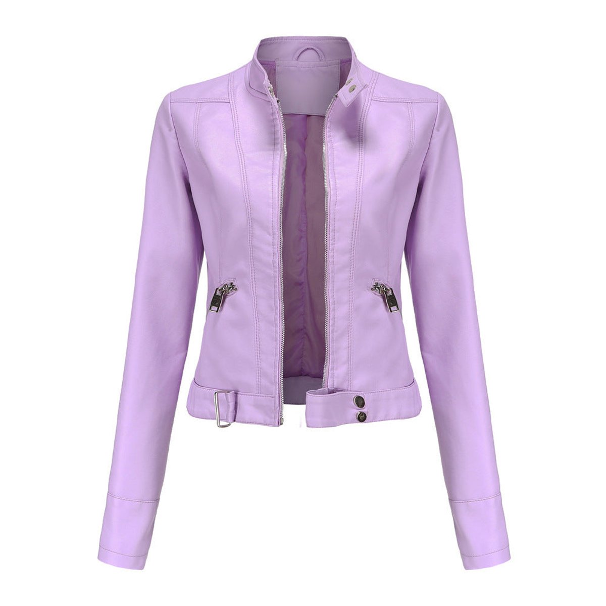 Sasha | Cropped Moto Jacket