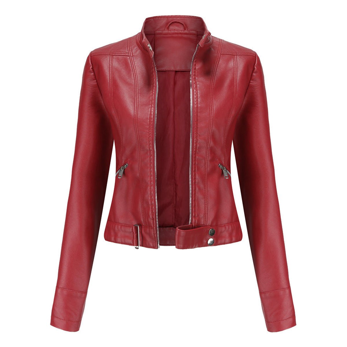 Sasha | Cropped Moto Jacket