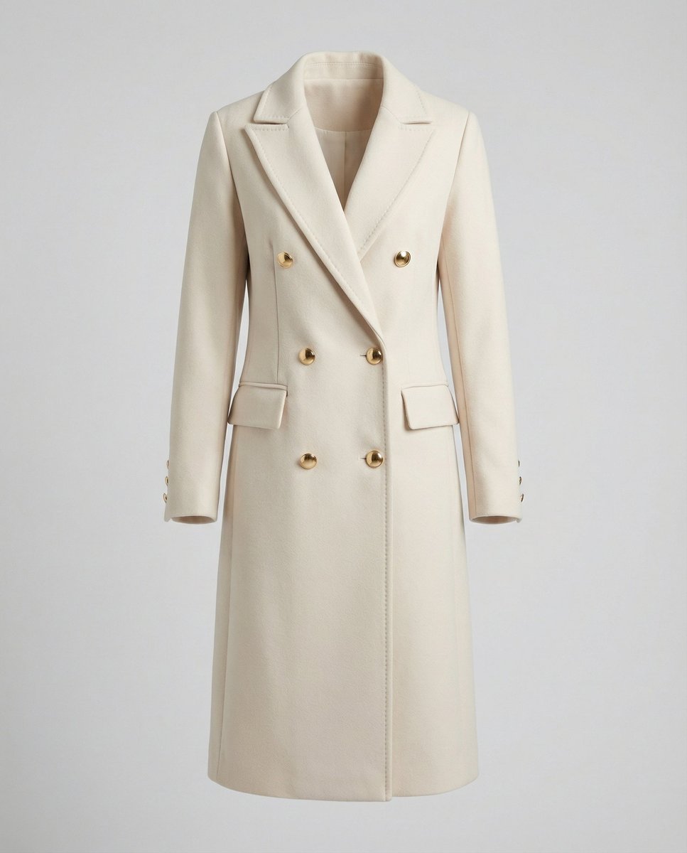 Evangeline | Tailored Double Breasted Longline Coat