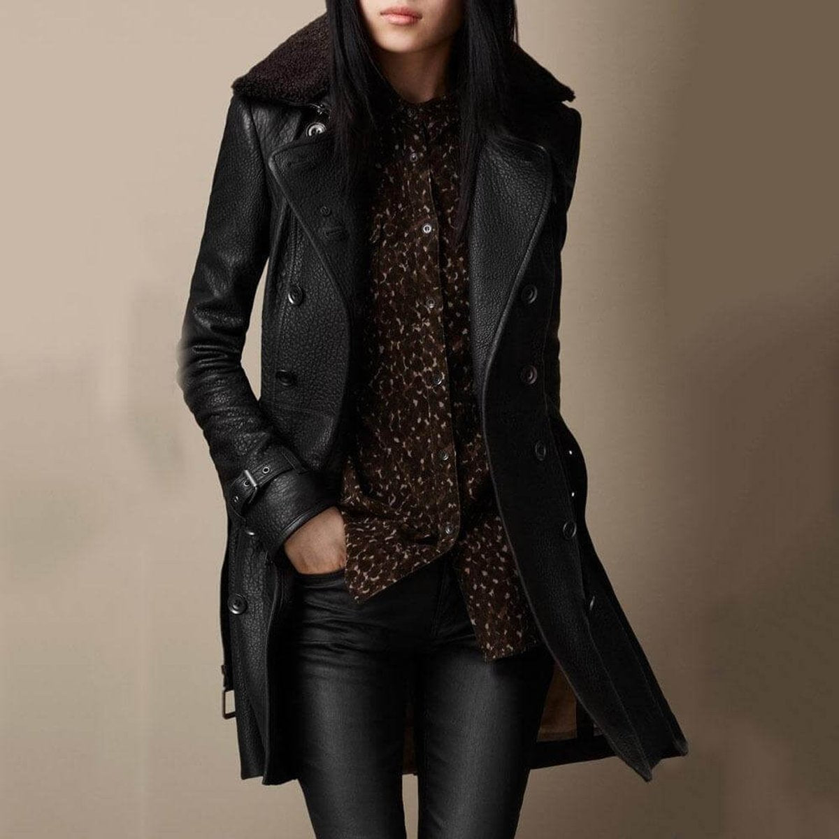 Larissa | Double Breasted Statement Trench Coat