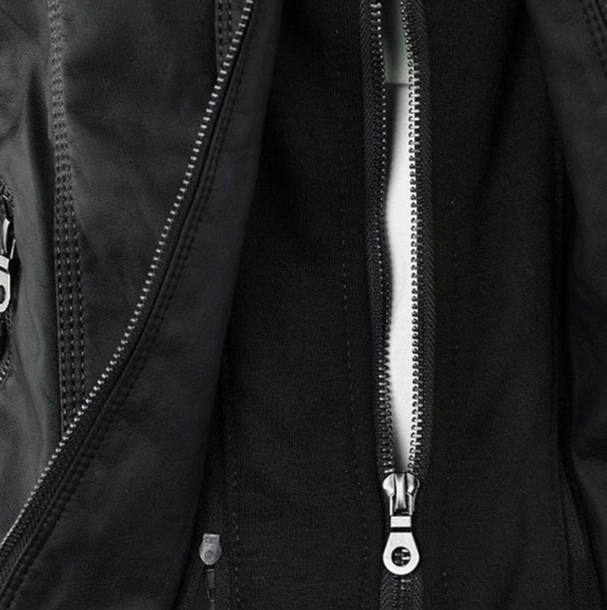 Diana | Hooded Zip Up Moto Jacket