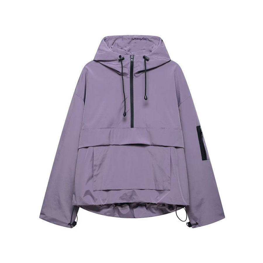 Ada | Hooded Half Zip Anorak