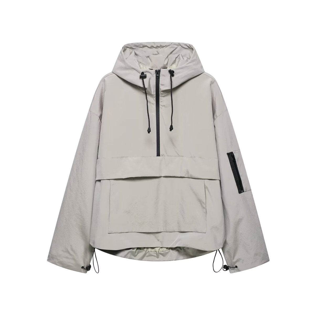 Ada | Hooded Half Zip Anorak