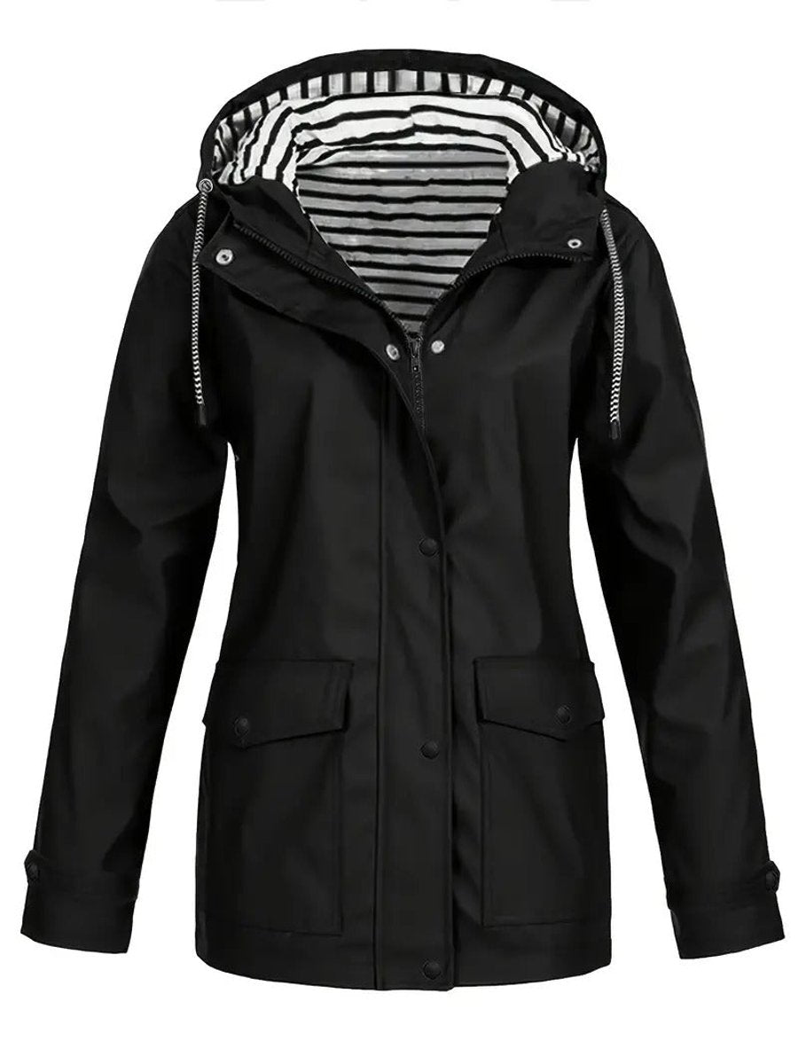 Gwyneth | Hooded Waterproof Rain Coat