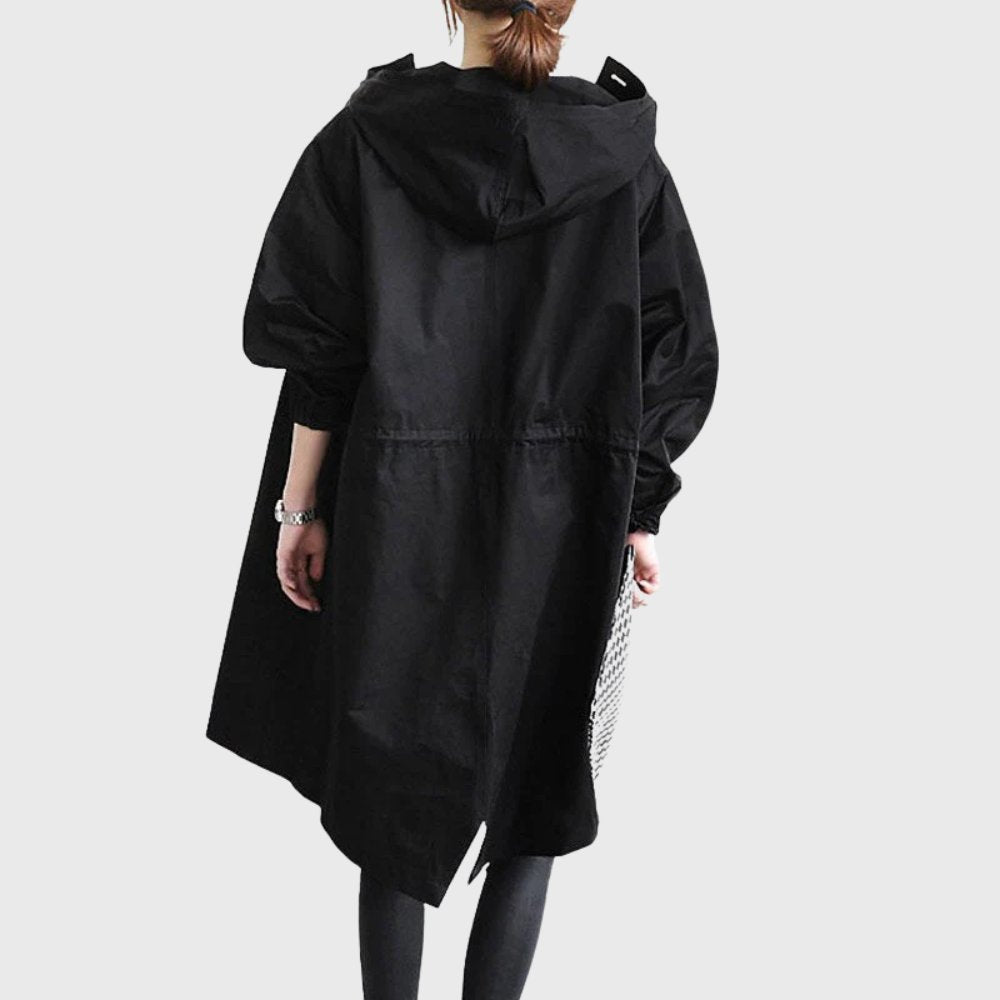 Nerissa | Hooded Relaxed Fit Long Coat
