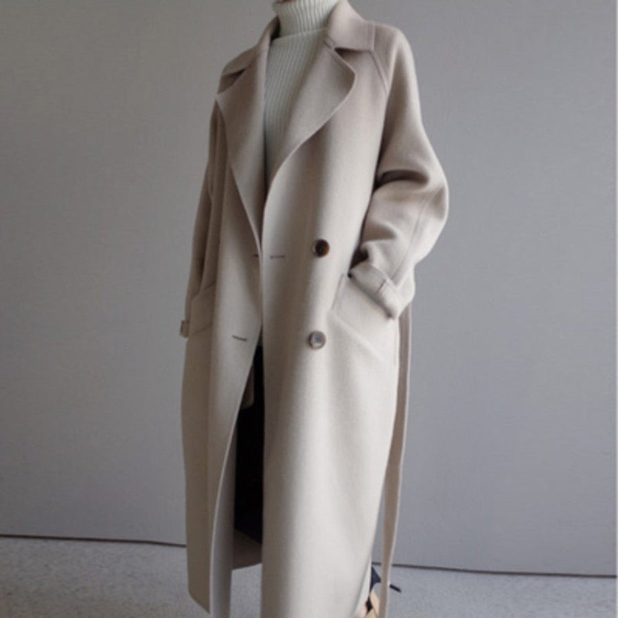 Elsie | Longline Double Breasted Coat