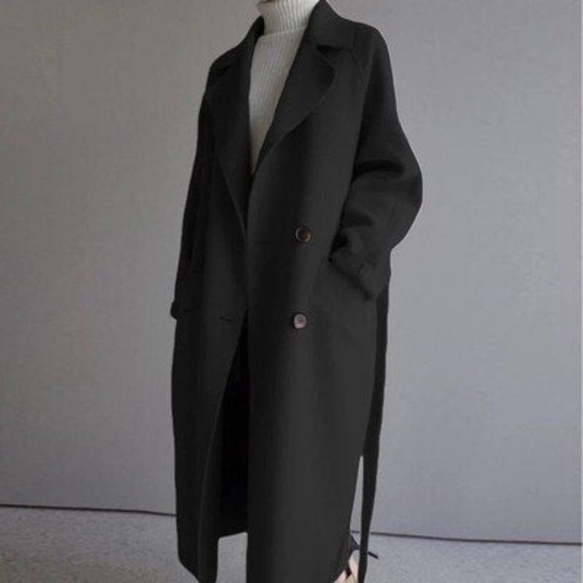 Elsie | Longline Double Breasted Coat