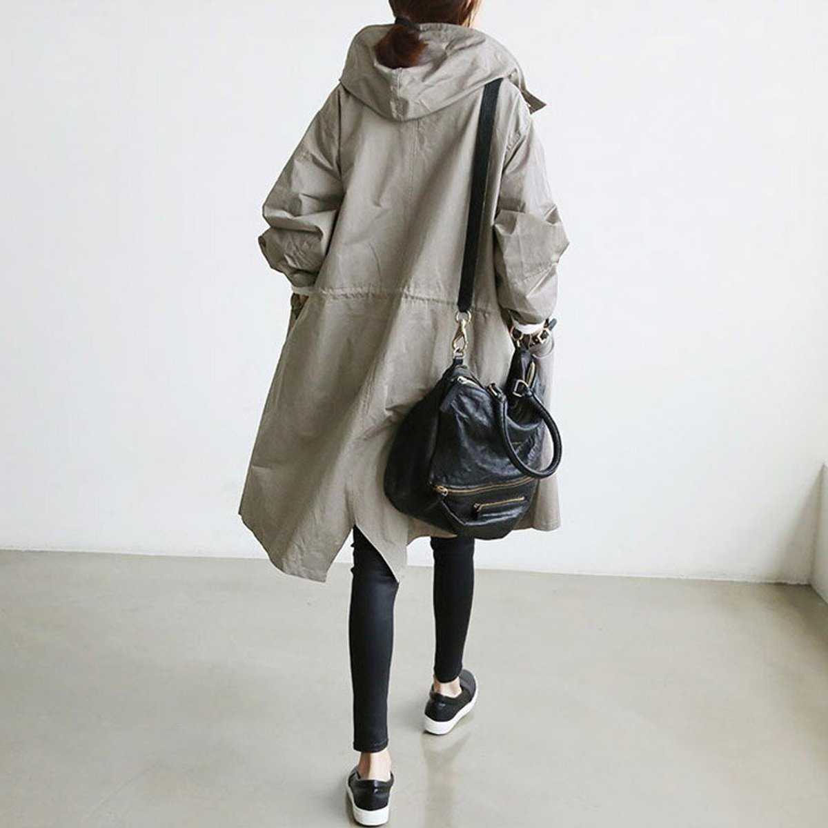 Margery | Relaxed Hooded Longline Coat