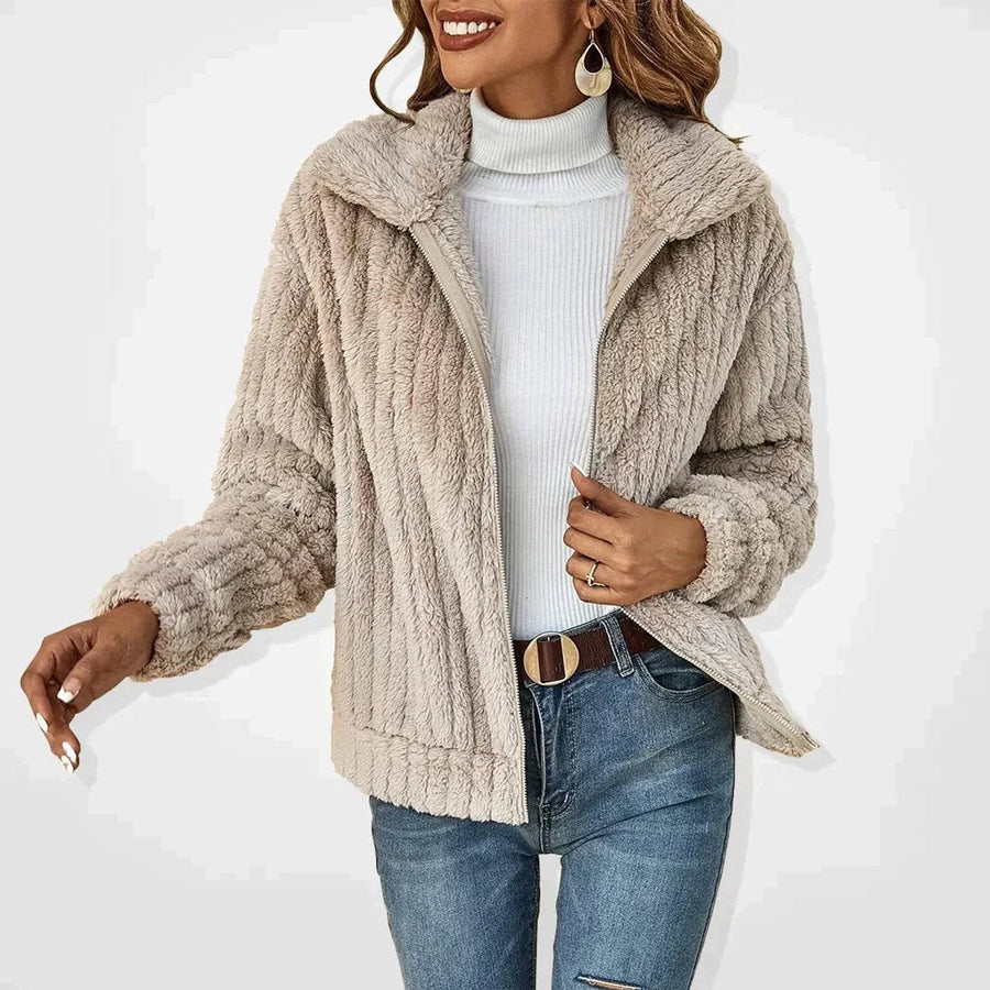 Ellen | Cozy Zip Up Jacket