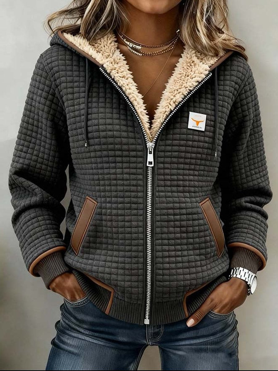 Francesca | Cozy Quilted Hooded Jacket