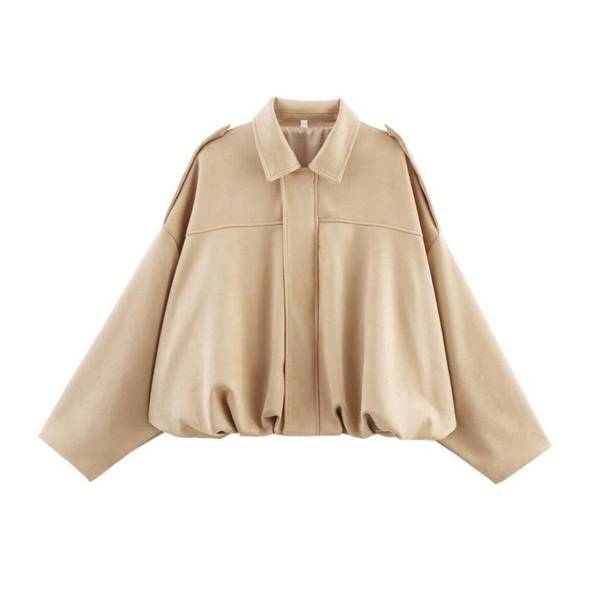 Lucia | Relaxed Zip Up Bomber Jacket